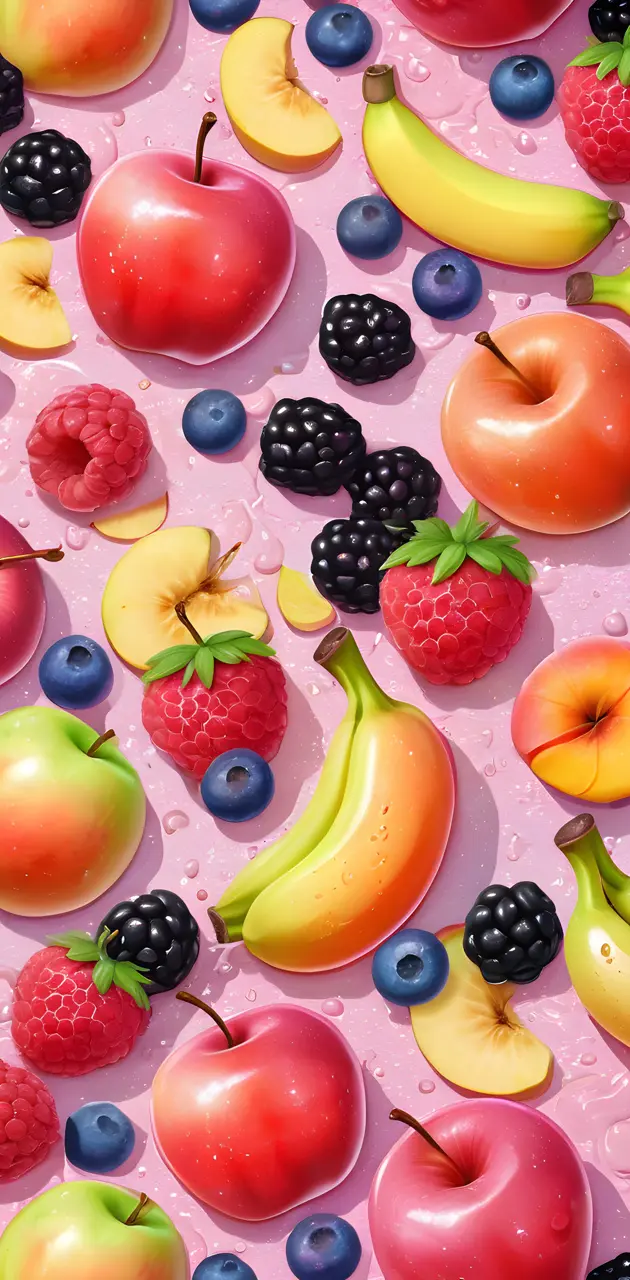 a bunch of fruits