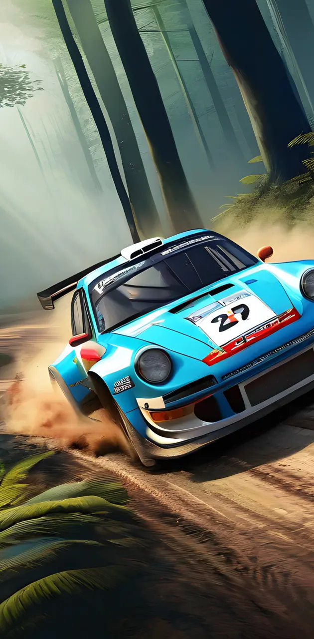 Porsche de rally
