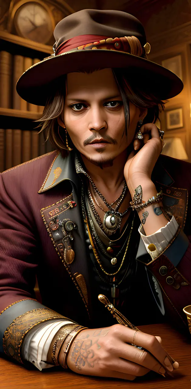 3D Art of Johnny Depp