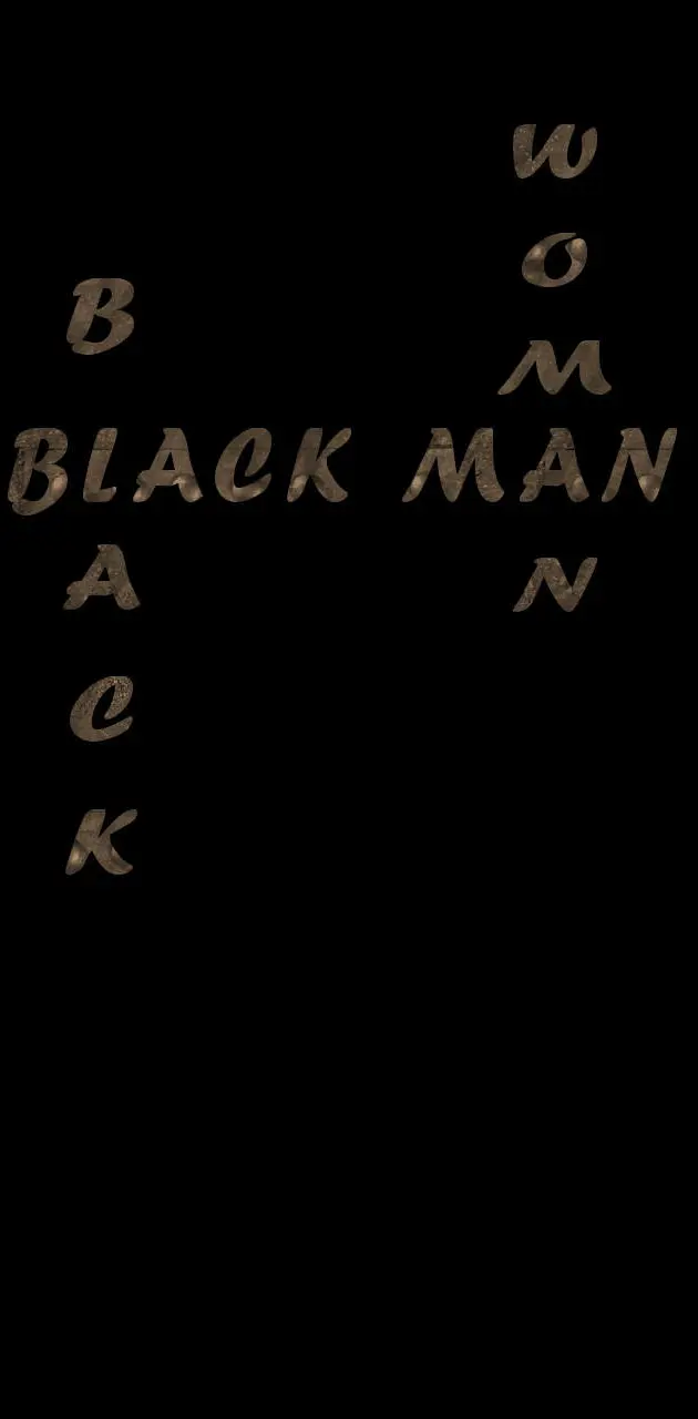 Black man and woman