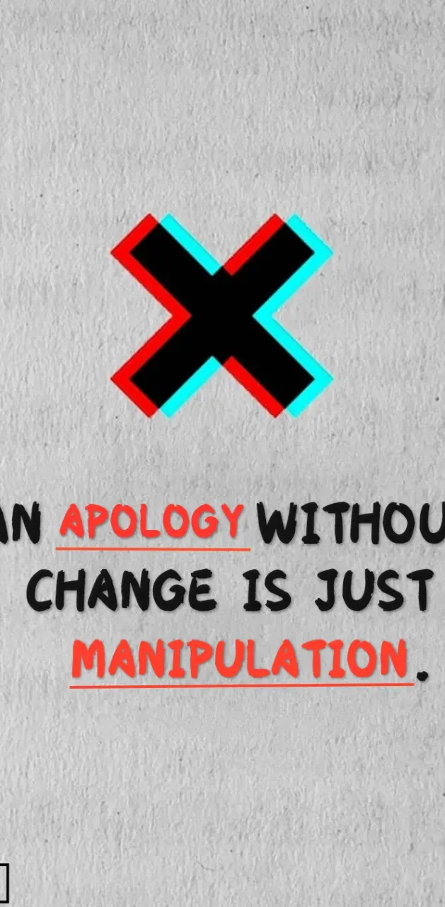 Manipulated Apology