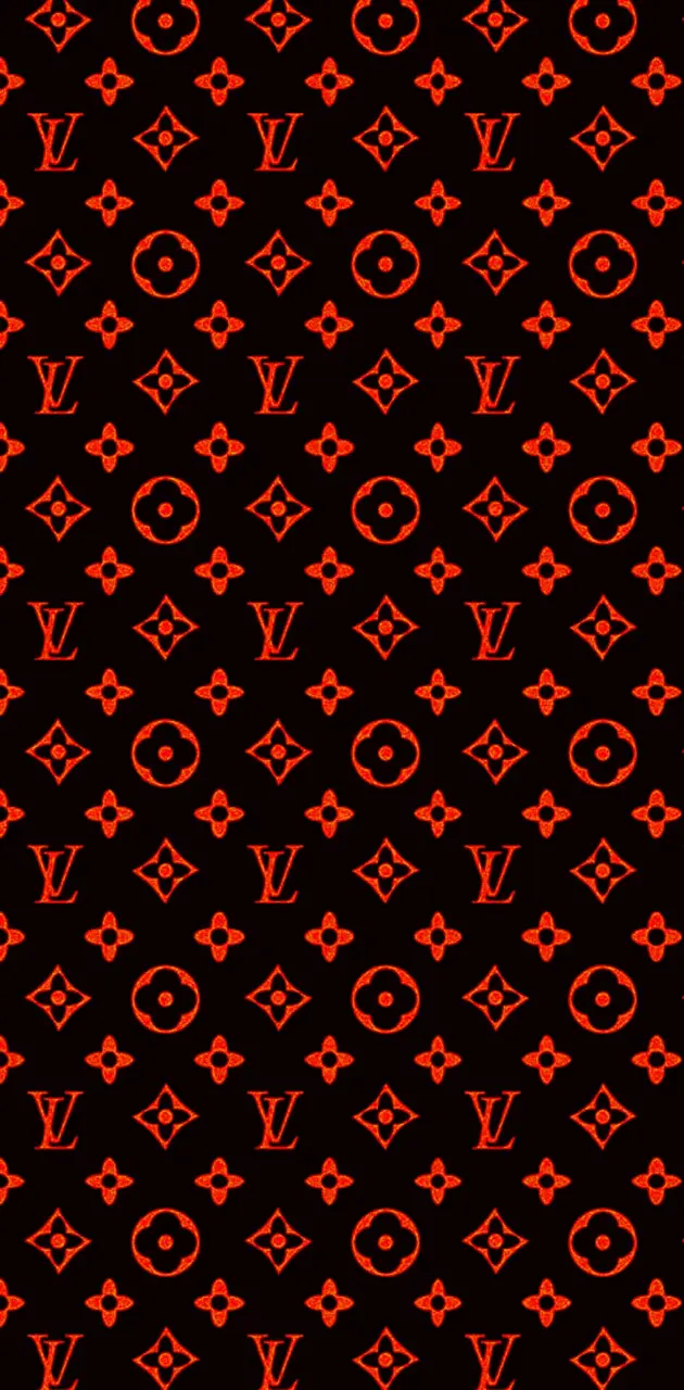 Download Louis Vuitton Red Led Logo Wallpaper