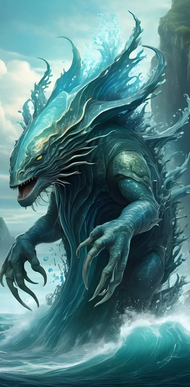 elemental water creature
