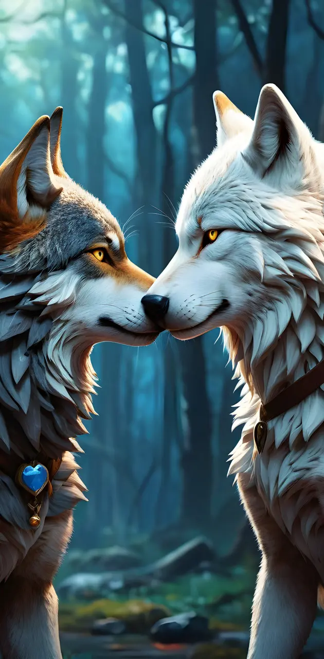 wolfs in love