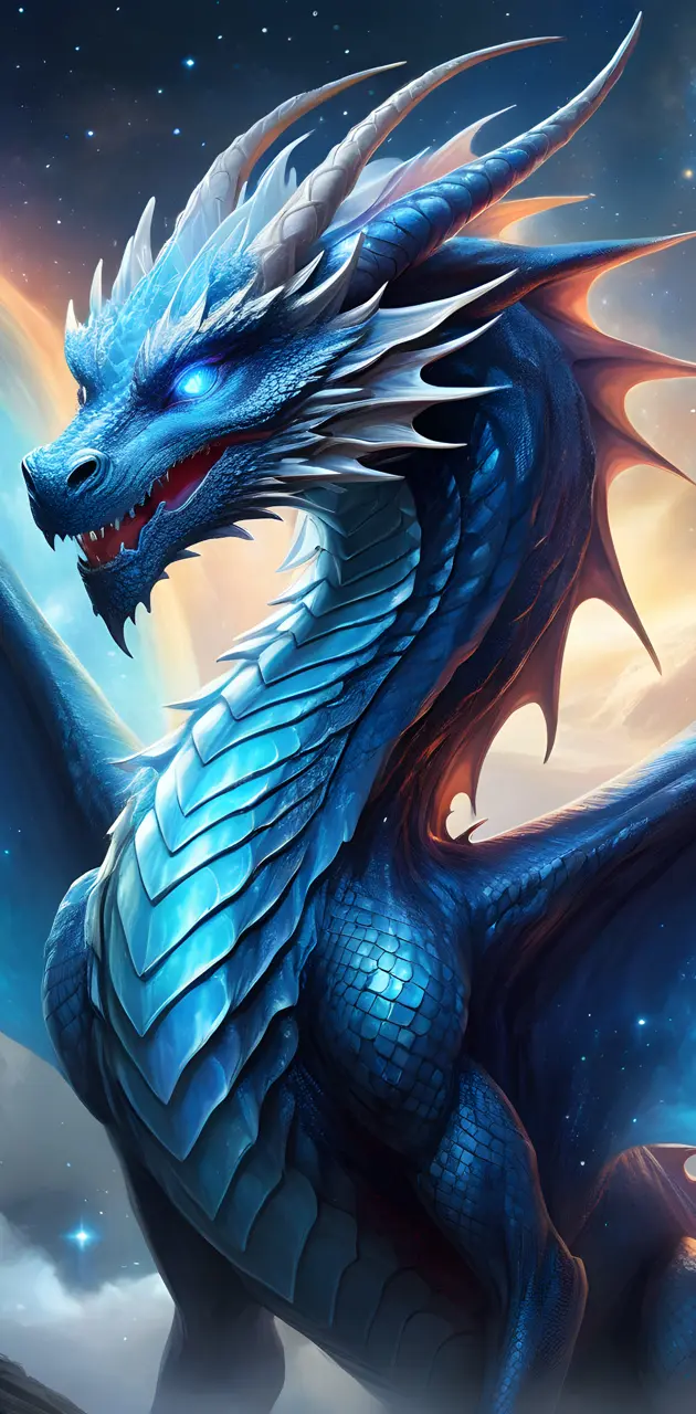 Blue Galaxy dragon