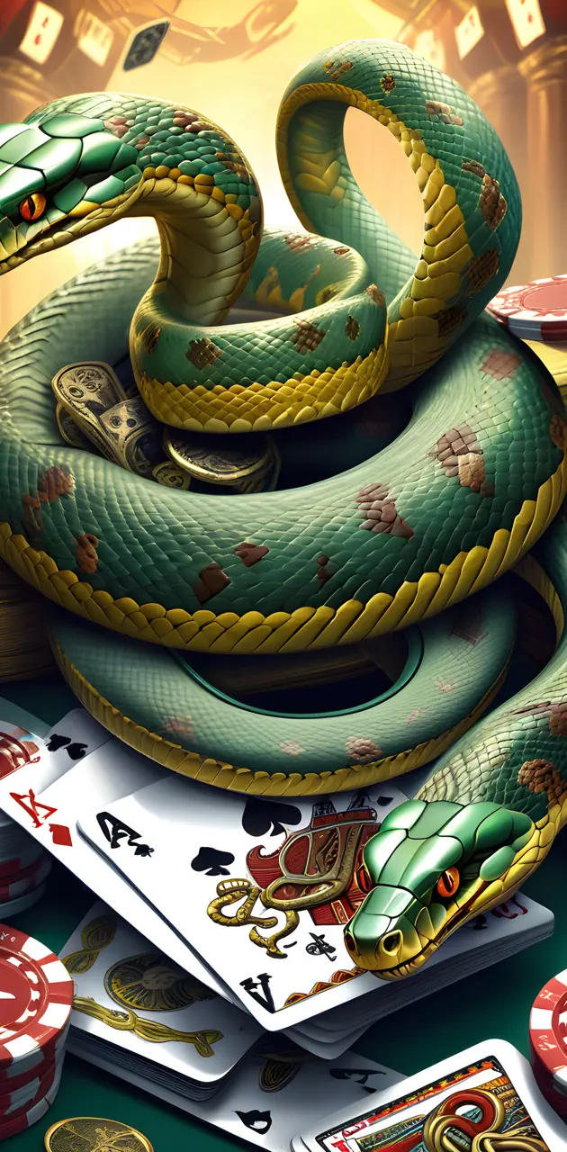 Poker with snakes