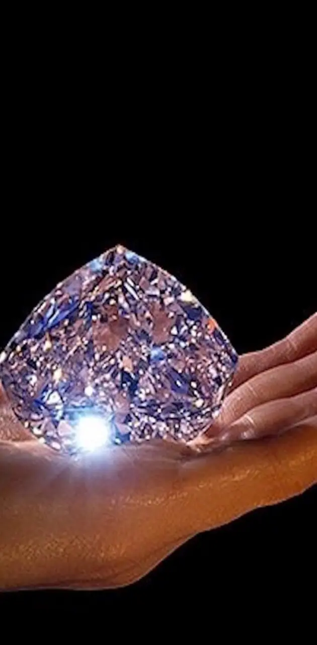 Diamond in hand