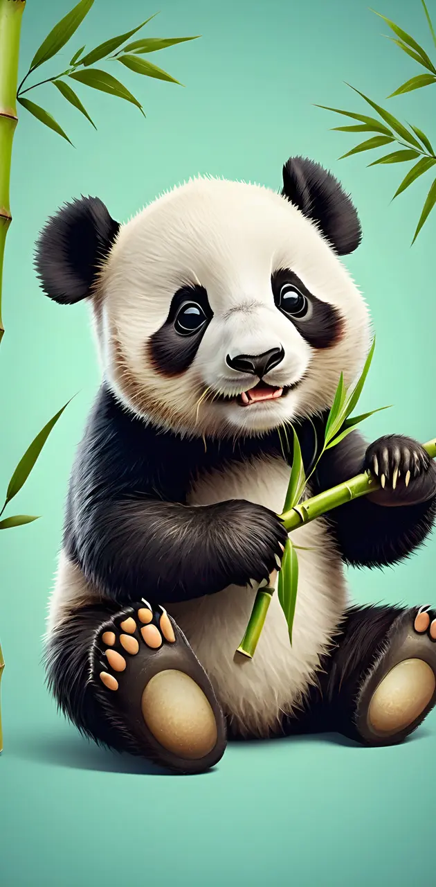 Cute baby Panda