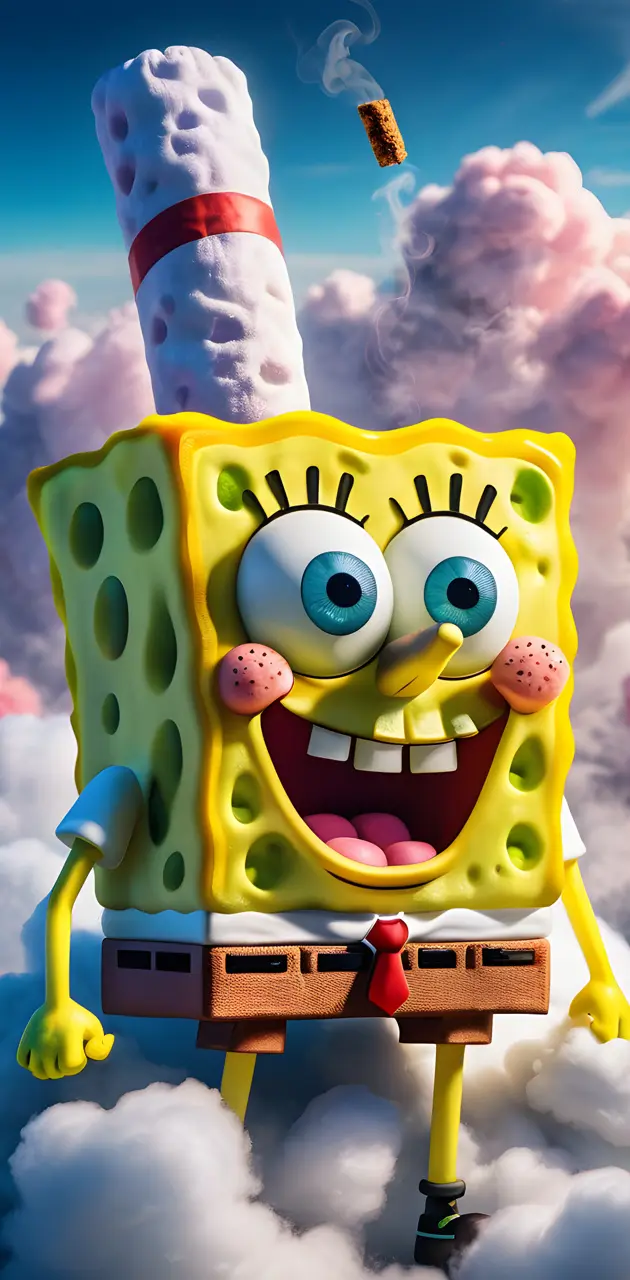 Spongebob again getting high