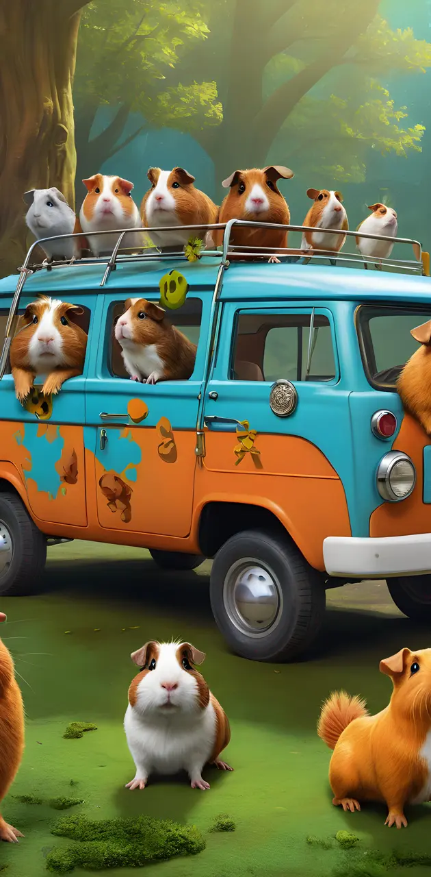 guinea pigs and Scooby Doo!