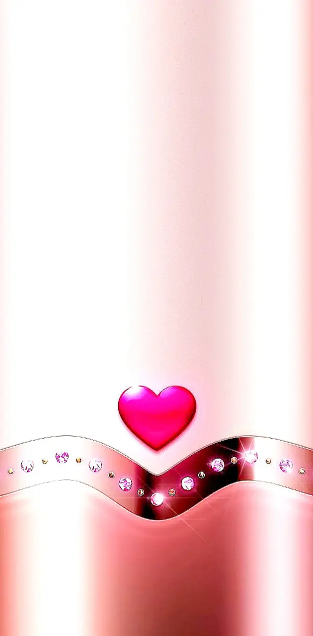 Edge pink heart 