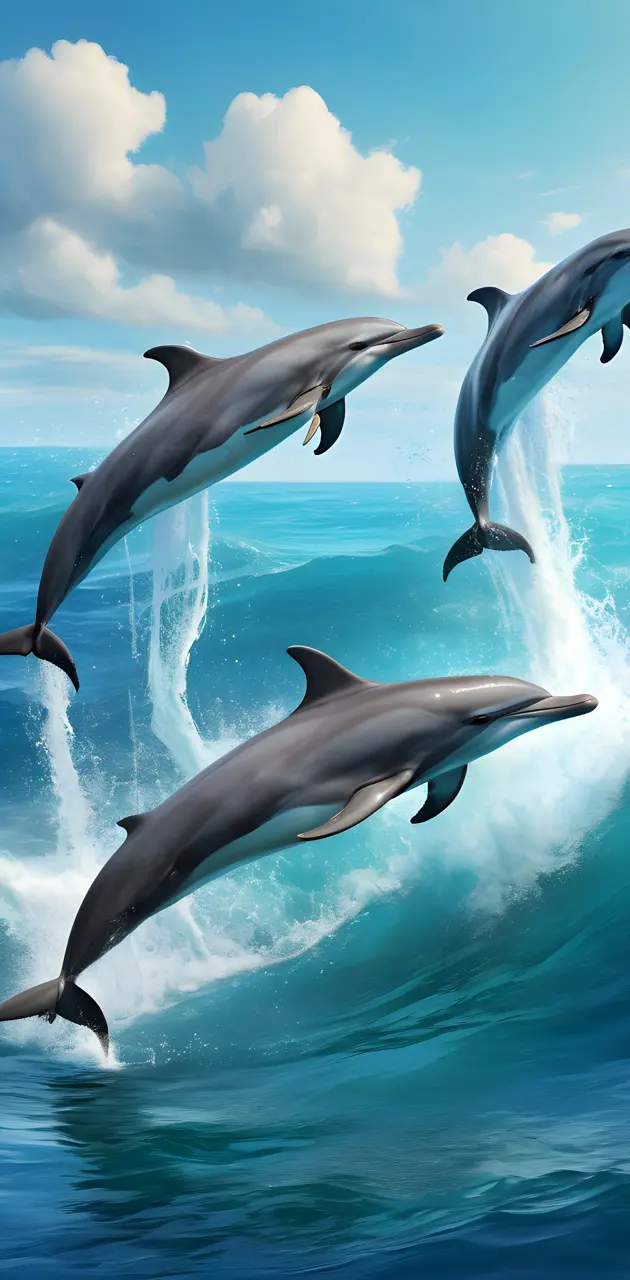 Jumping Dolphins 