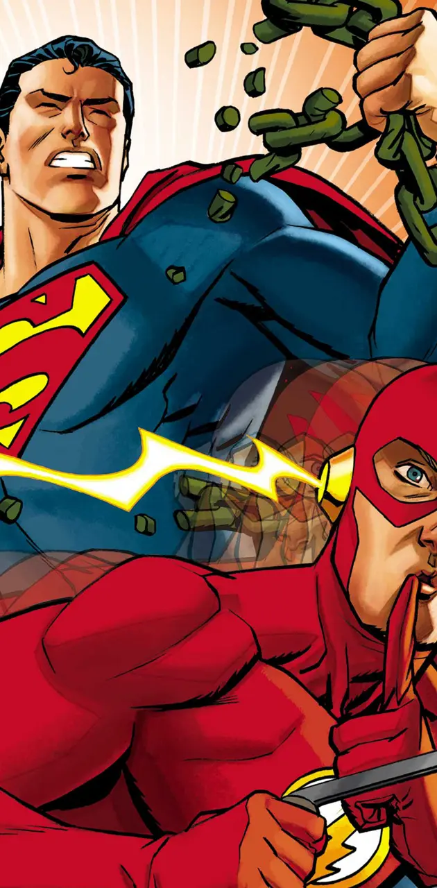 Superman w The Flash