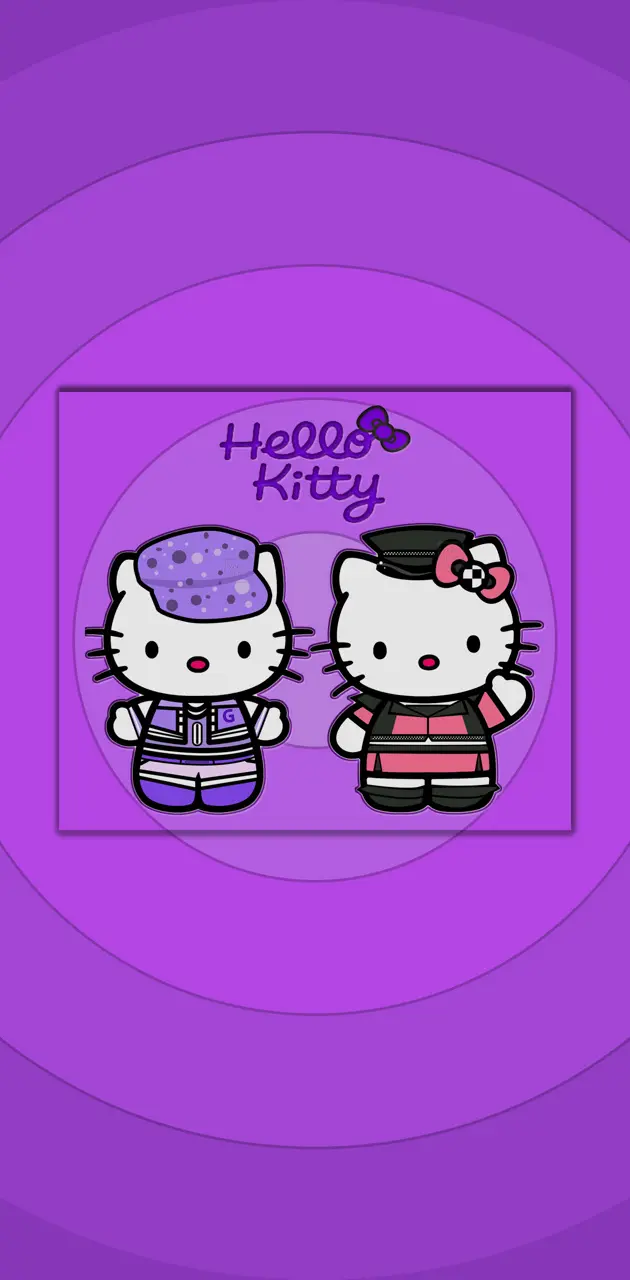 purple hello kitty wallpaper