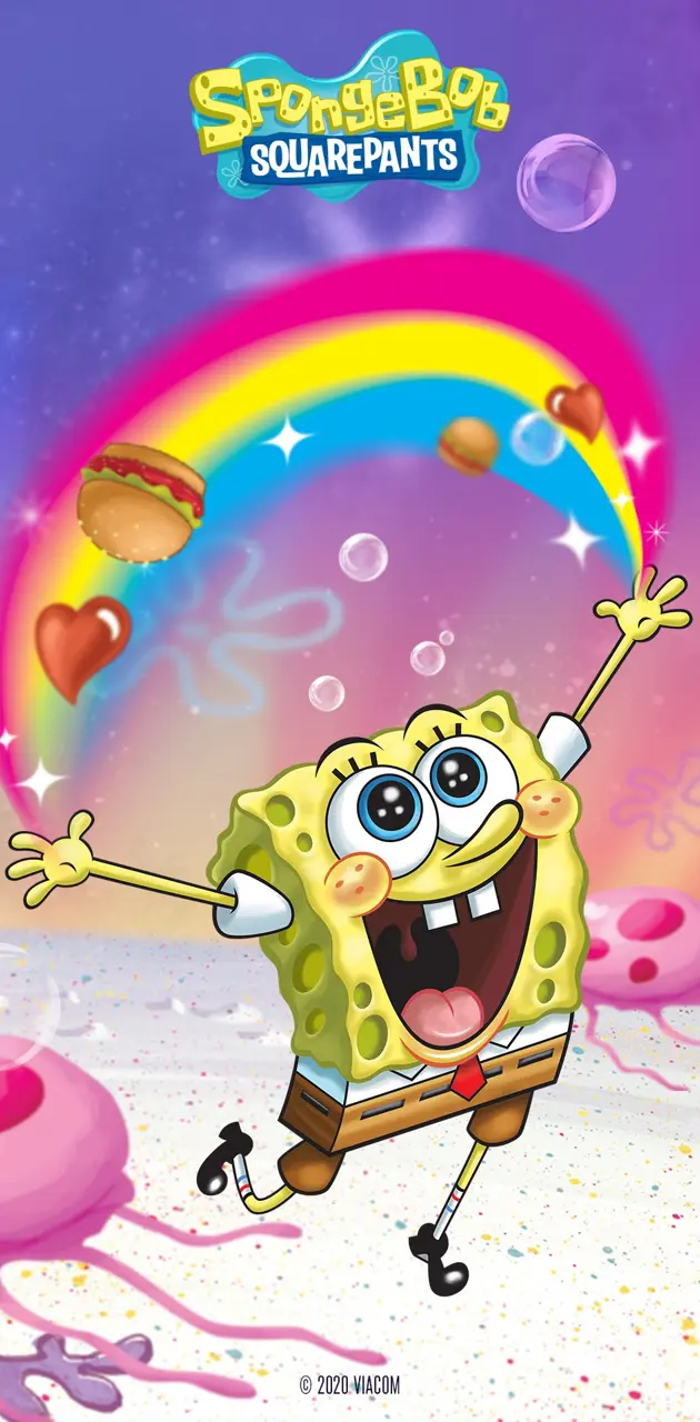 Rainbow sponge bob