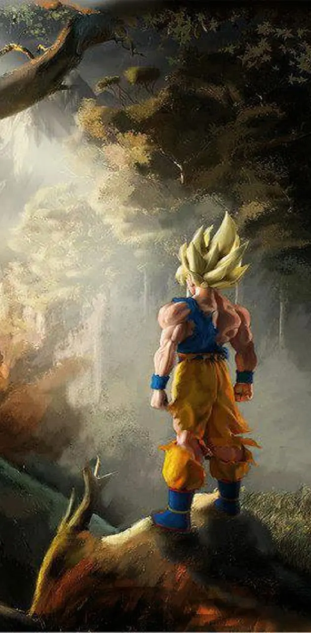 Goku Painting