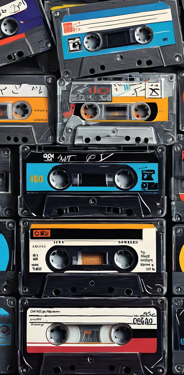 Cassette tape, Old school, 80s, tape, tapes