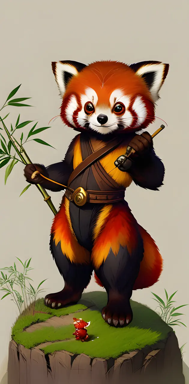 Red Panda Warrior