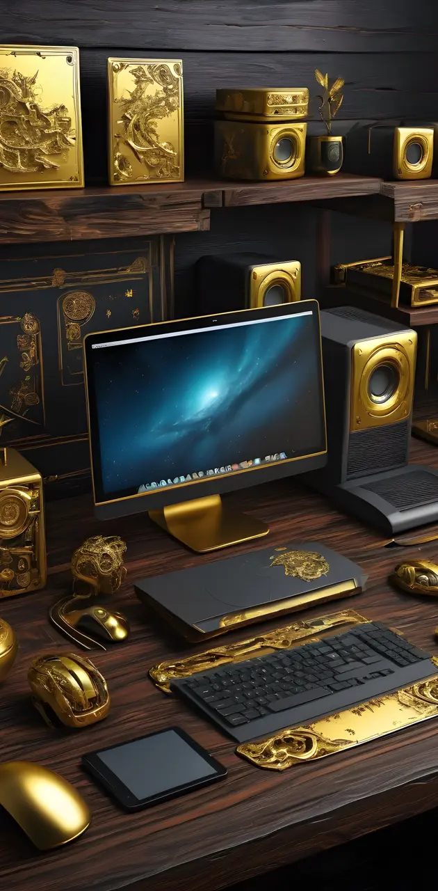 golden desktop