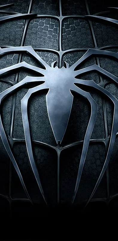 Black Spiderman Logo