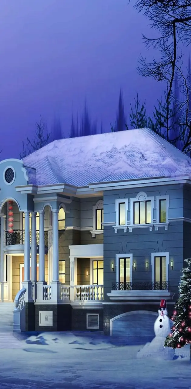 House In The Snow