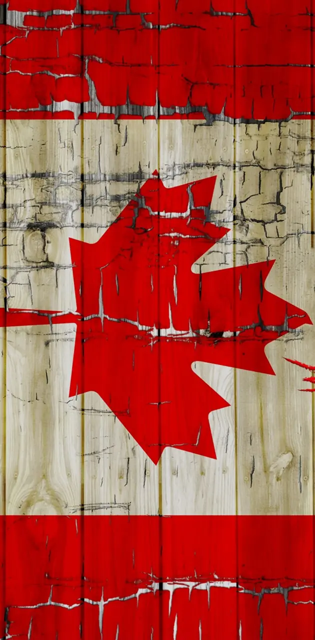 Canada Wood Flag