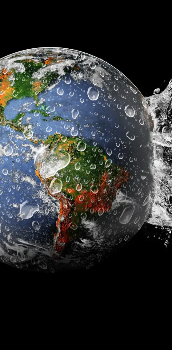 Globe Earth Splash
