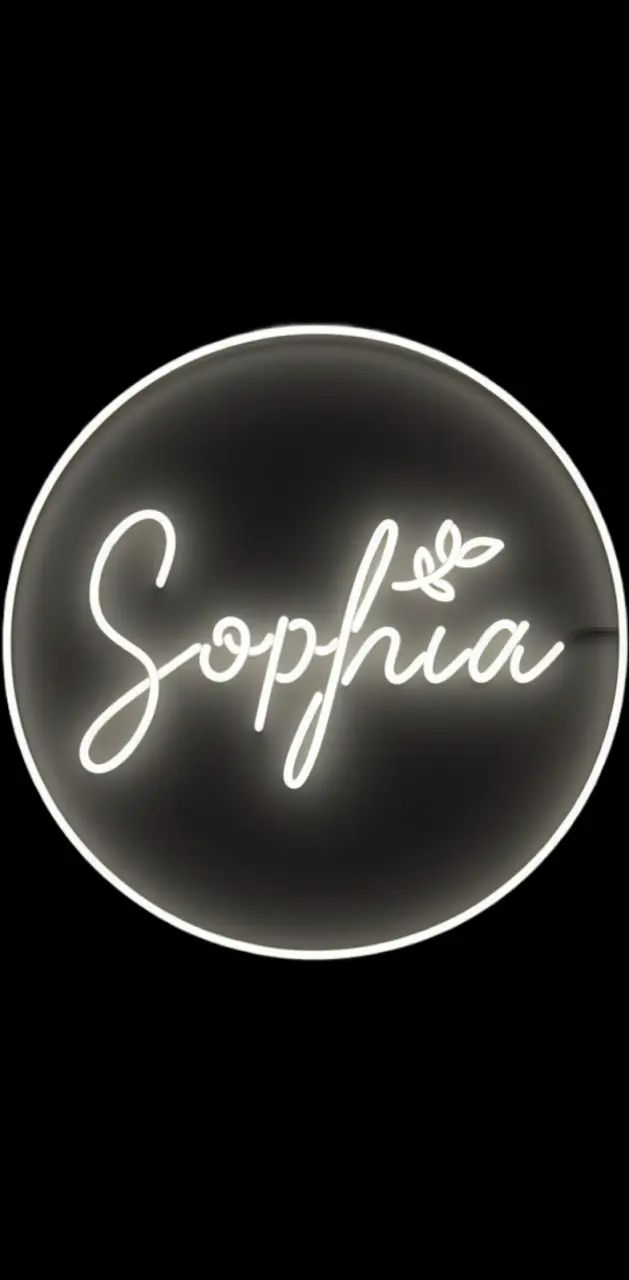 Sophia Name Neon Sign