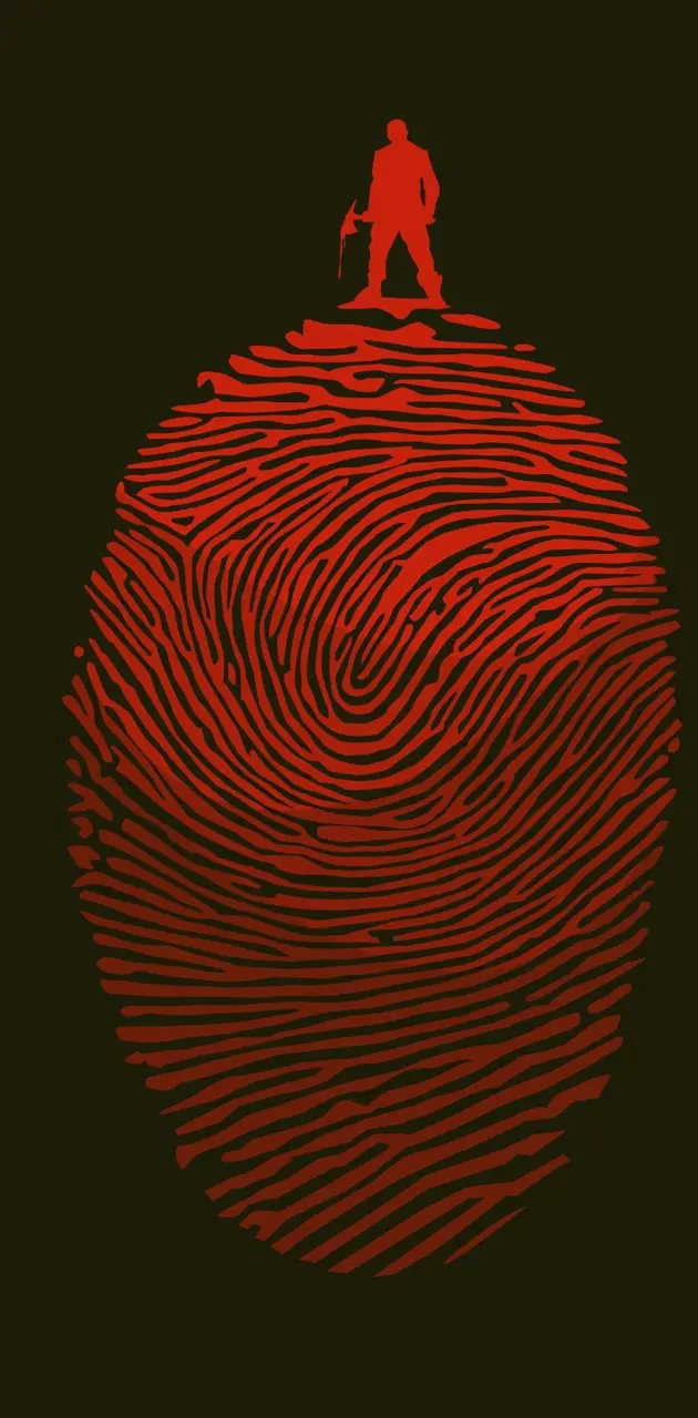 Bloody fingerprint 