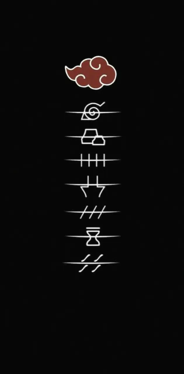akatsuki logo wallpaper by Tomaseek - Download on ZEDGE™