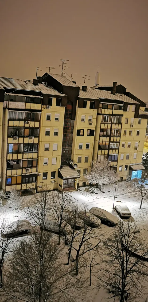 Snow in Belgrade