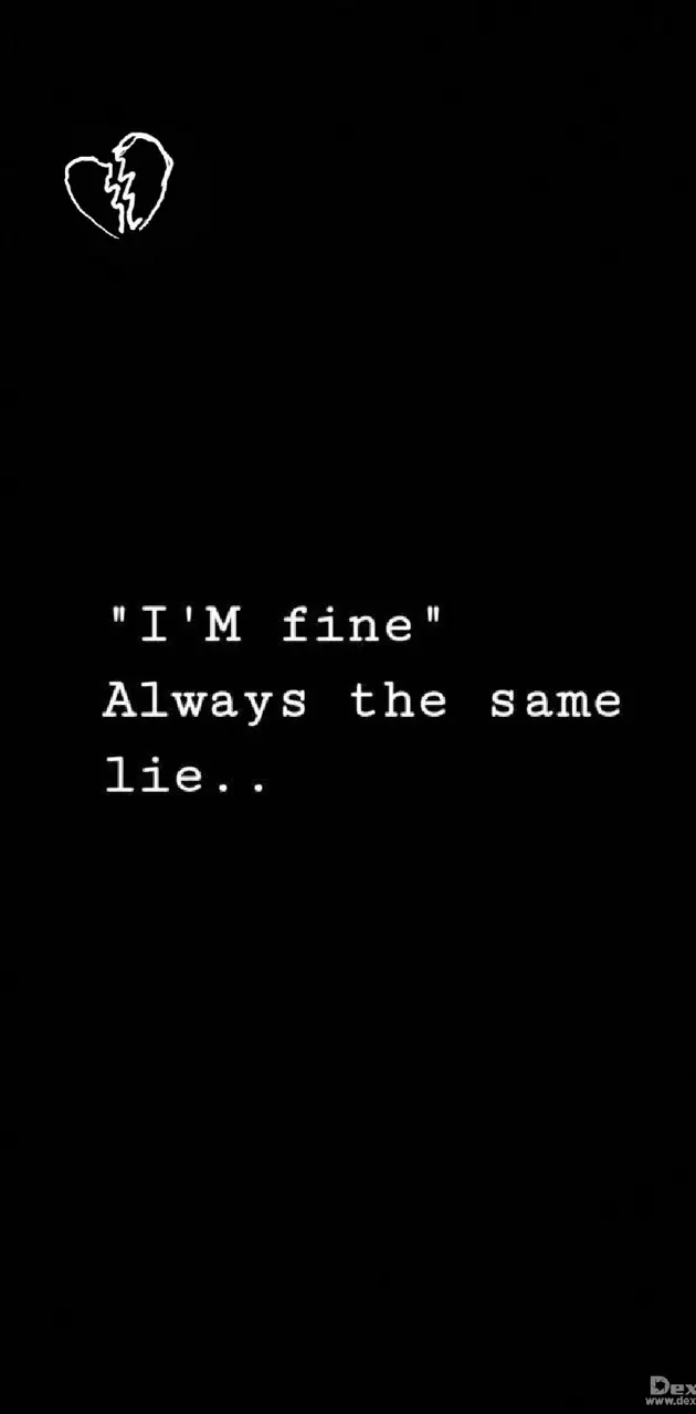 The same lie