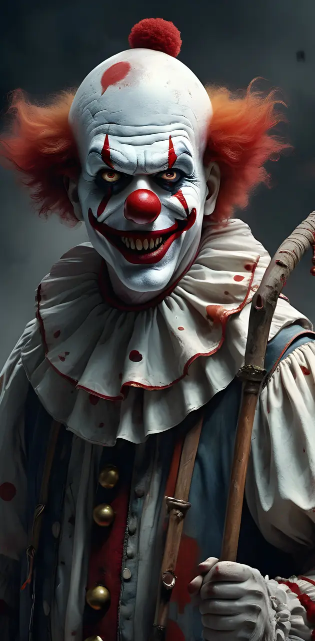 a person in a garment clown