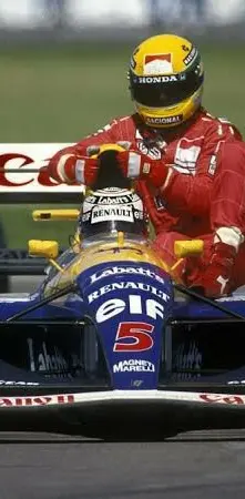 Senna Taxi Mansell