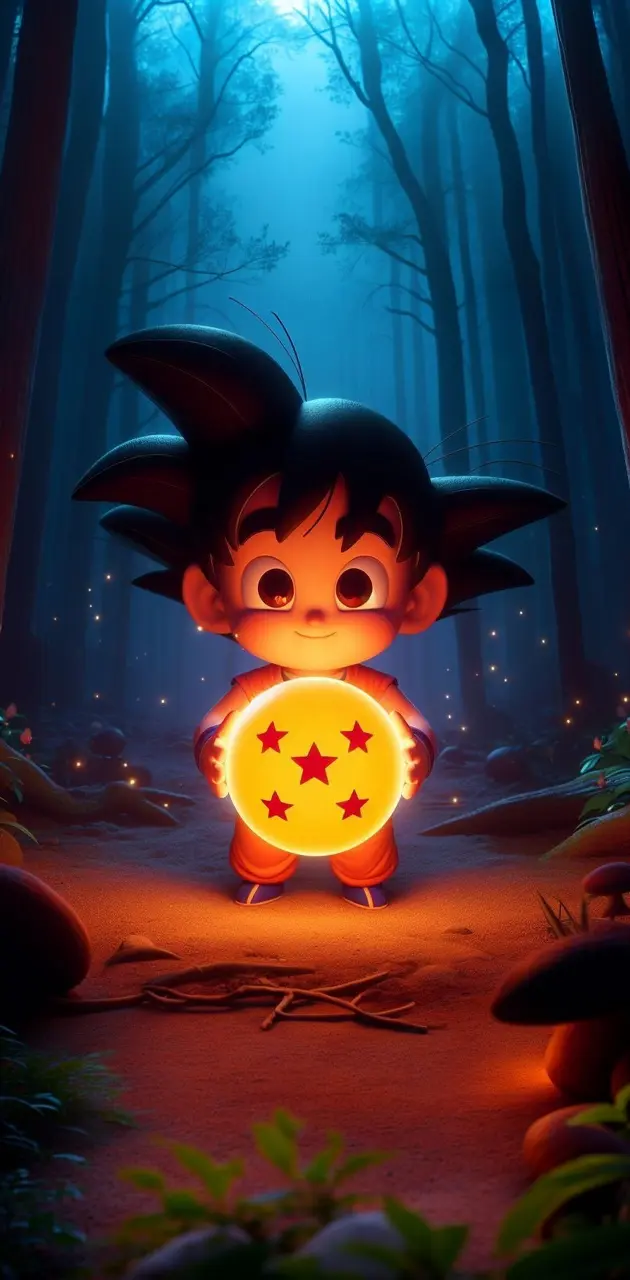 Goku con esfera
