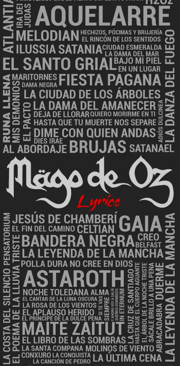 Mago de Oz Lyrics wallpaper by Magodeozlyrics - Download on ZEDGE