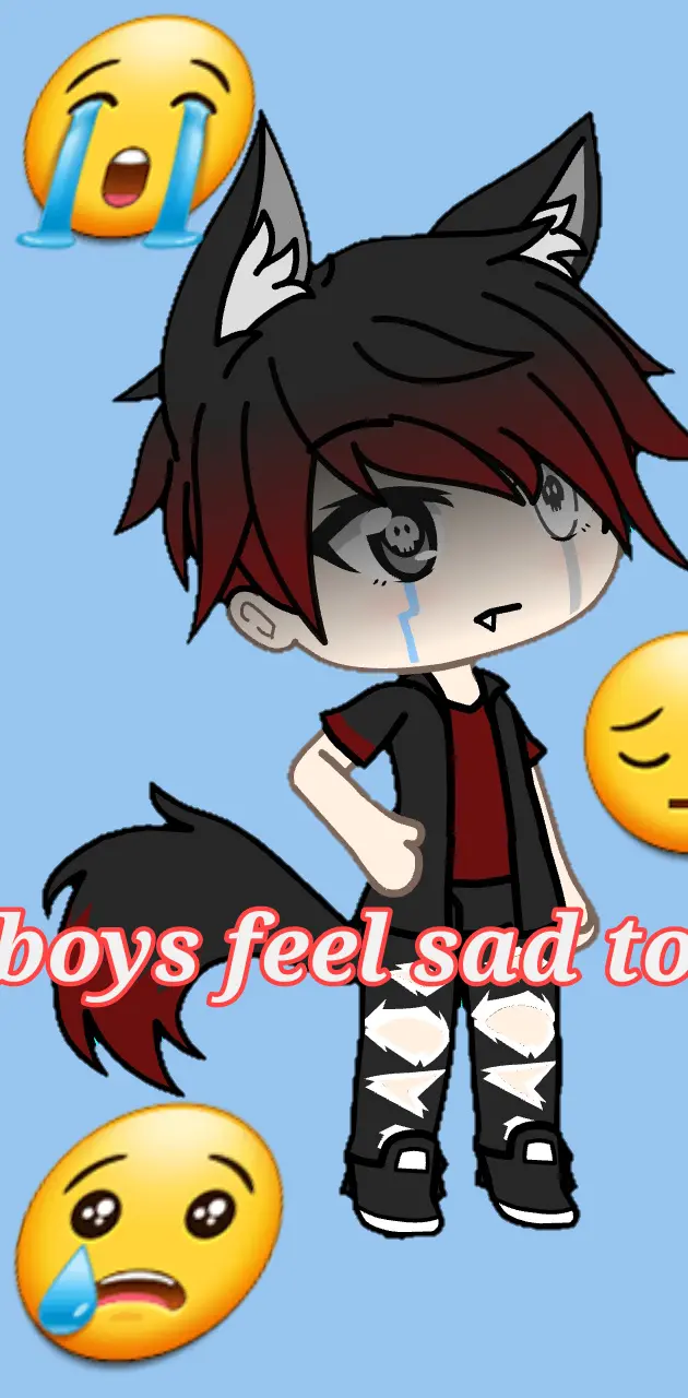 Boys feel sad too