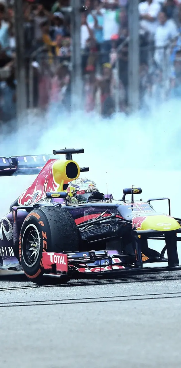 Vettel Burnout