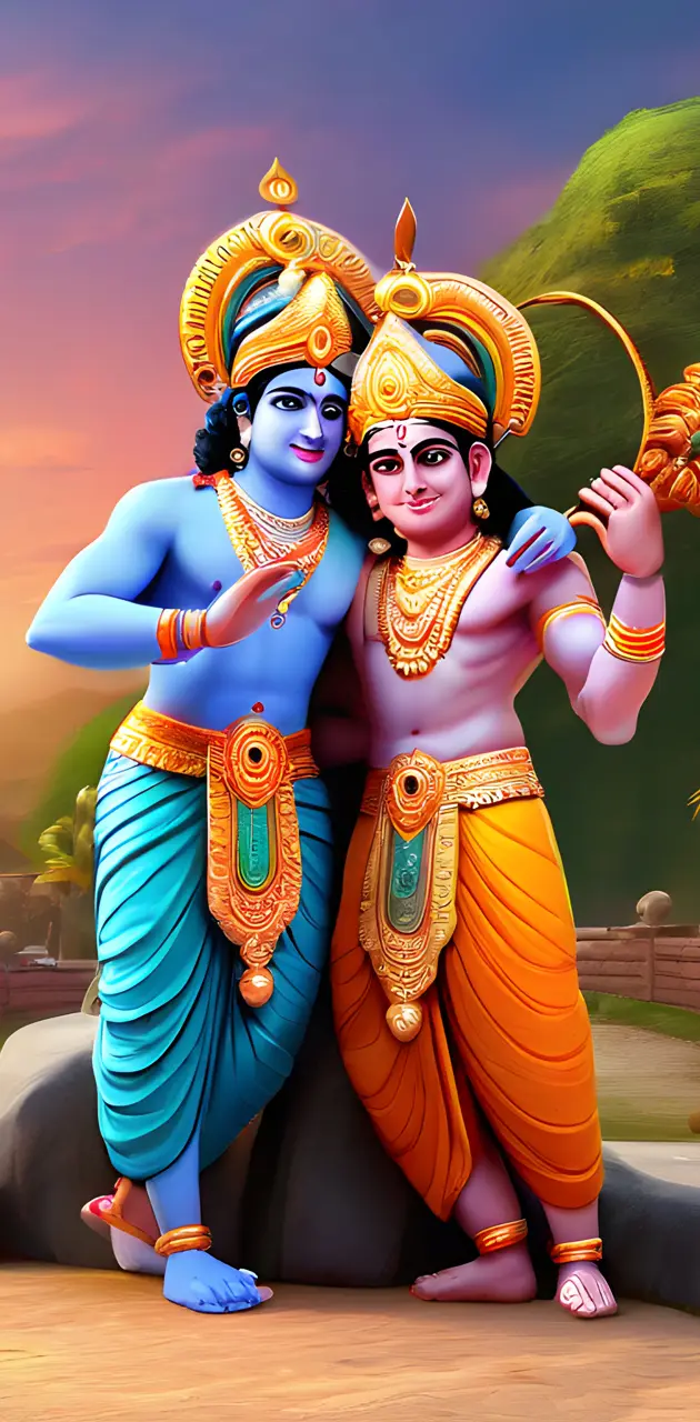 Ram & Krishna in one frame