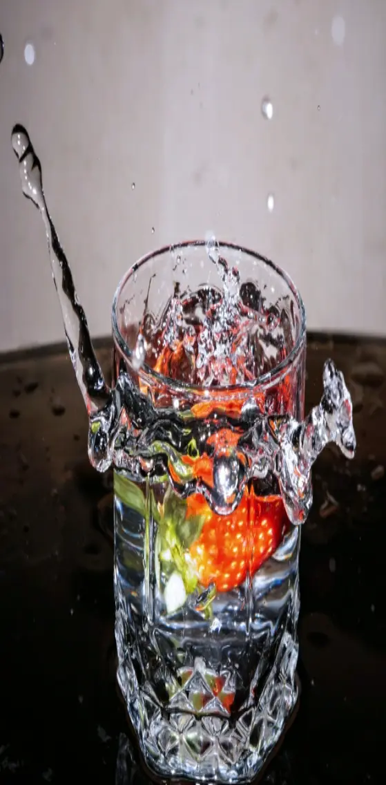 water glass 3d image