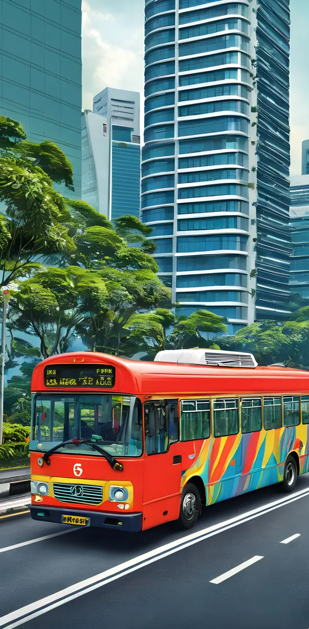 Singapore Buses In 1990 But Fantasy