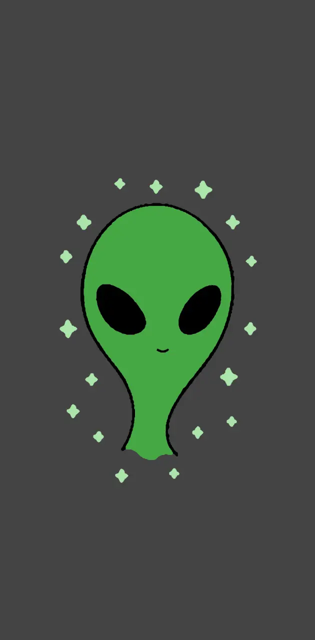 Alien Green, alienigena, area 51, et, extraterrestre, meme, nasa, stars,  verde, HD phone wallpaper