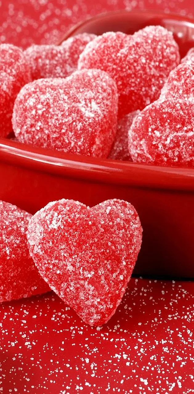 vday hearts candy