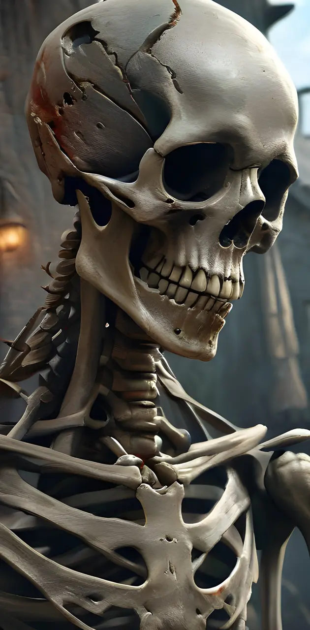 esqueleto confundido