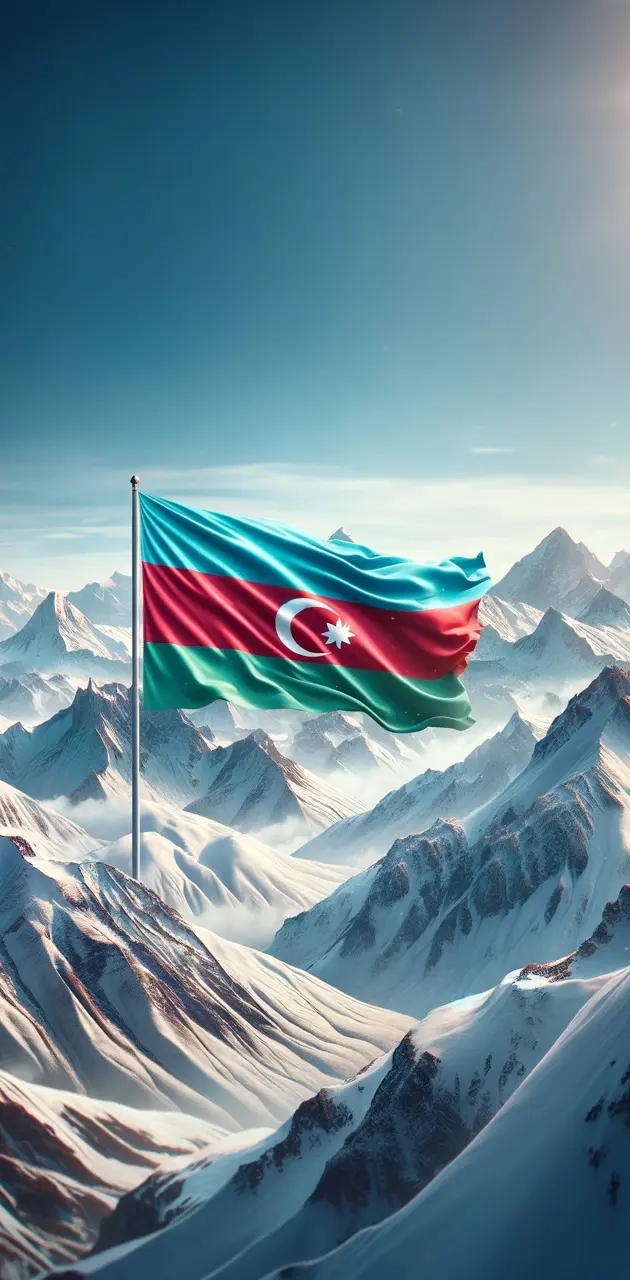 azerbaijan flag bayraq