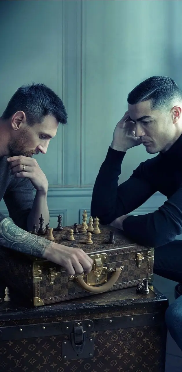 CR7 and Messi chess