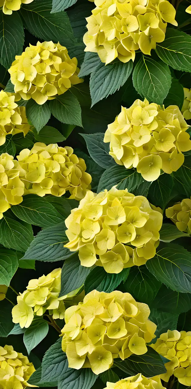 a bush of yellow flowers