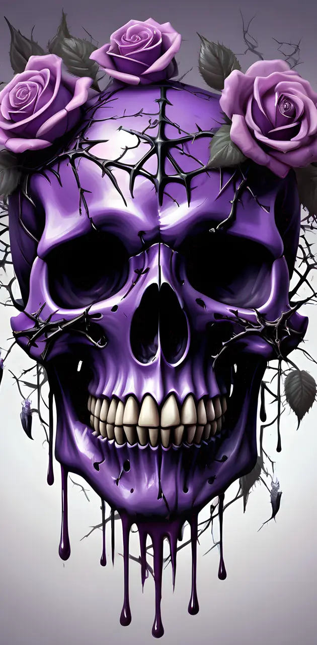 skull purple