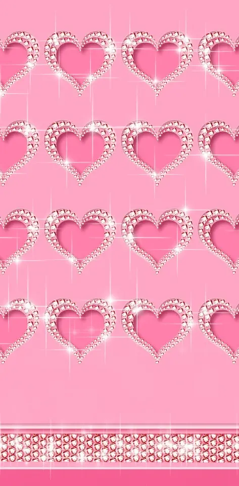 Pink Hearts Shelf