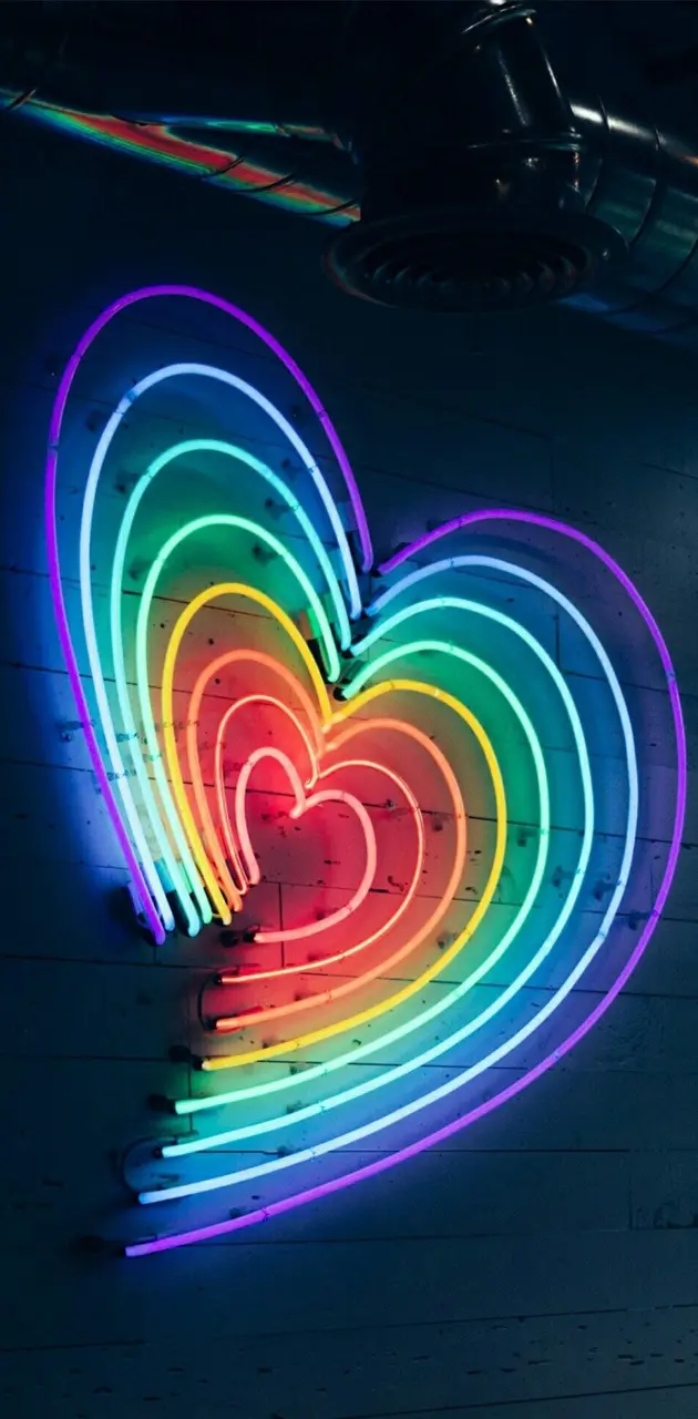 Heart rainbow 